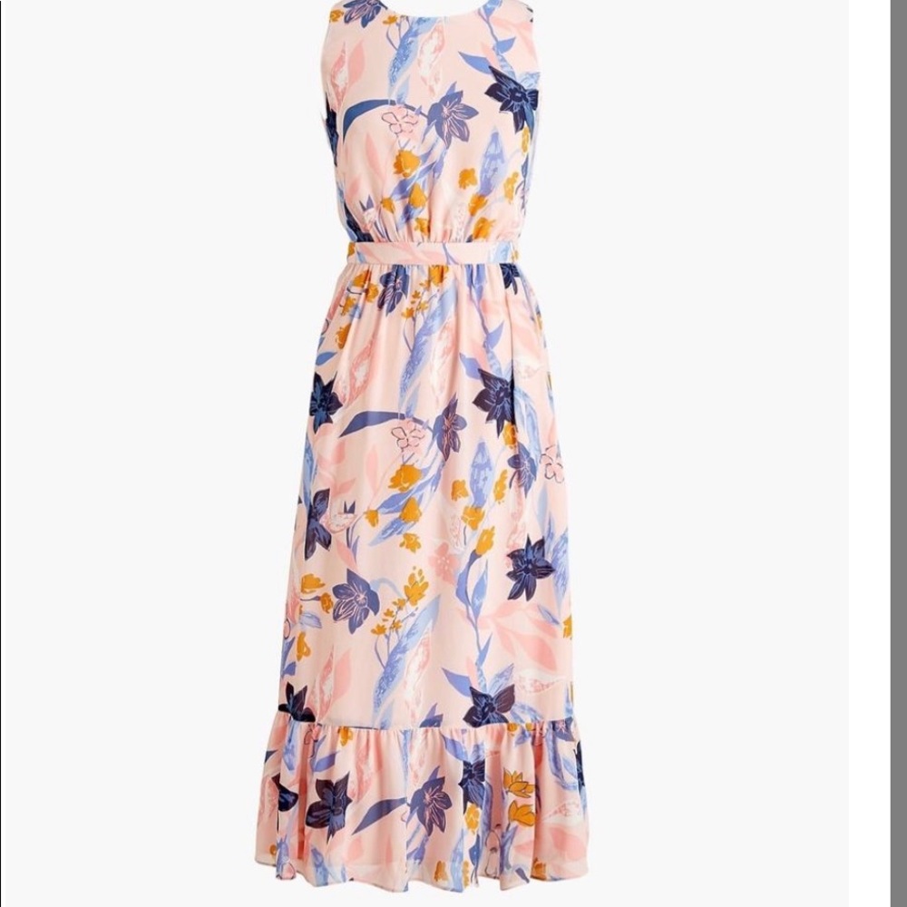 J crew floral dress